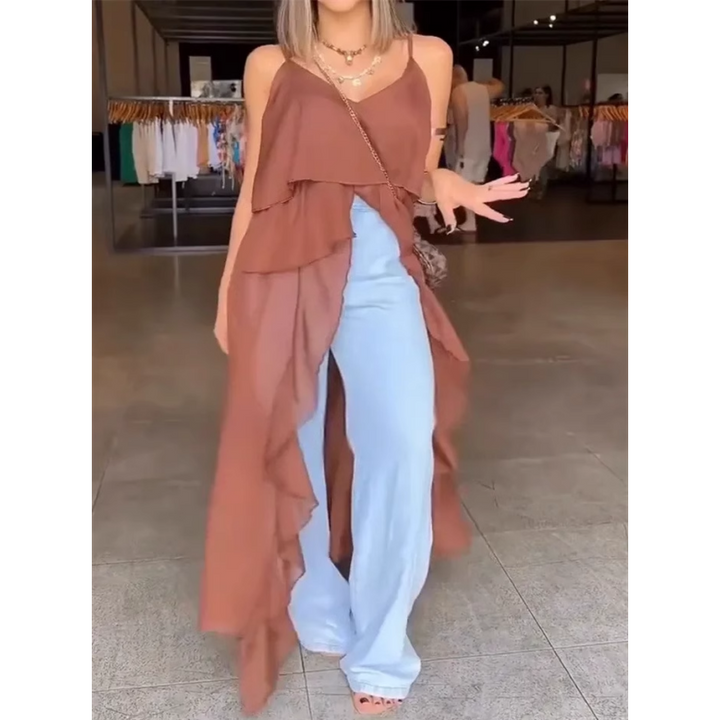 JELGT Ruffled Cami Dress