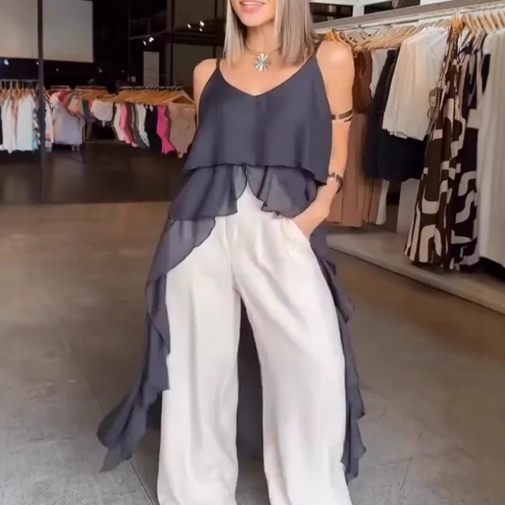 JELGT Ruffled Cami Dress
