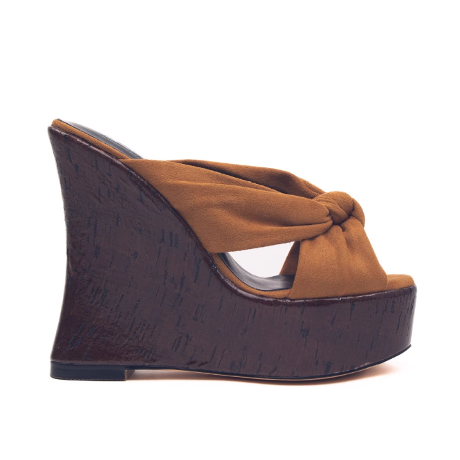 JUKCA Knot Platform Mules Sandals