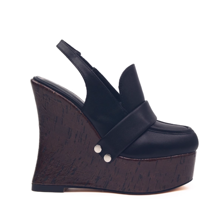 JUKCA Leather Platform Sandals