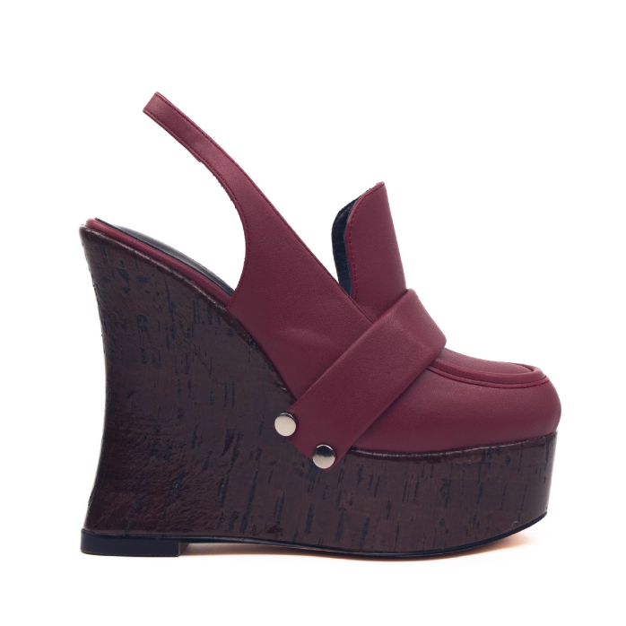 JUKCA Leather Platform Sandals