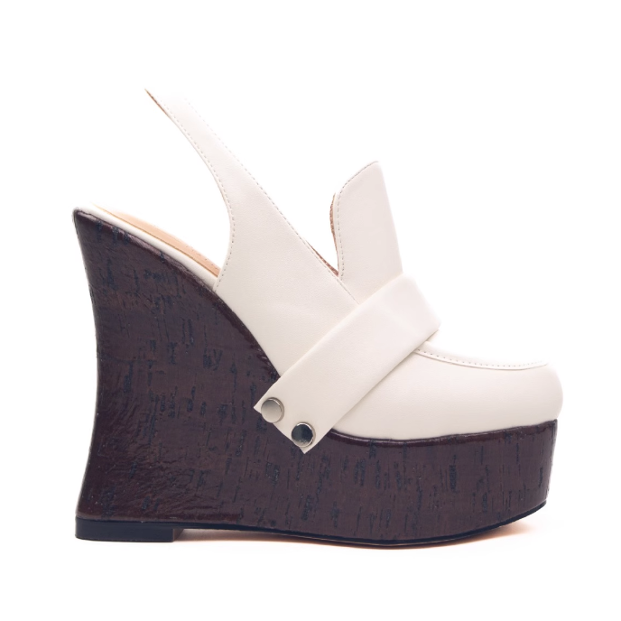 JUKCA Leather Platform Sandals