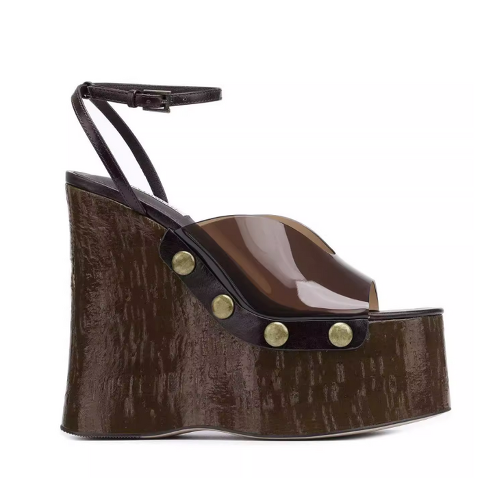 JUKCA Studded Platform Sandals