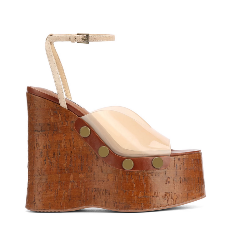 JUKCA Studded Platform Sandals