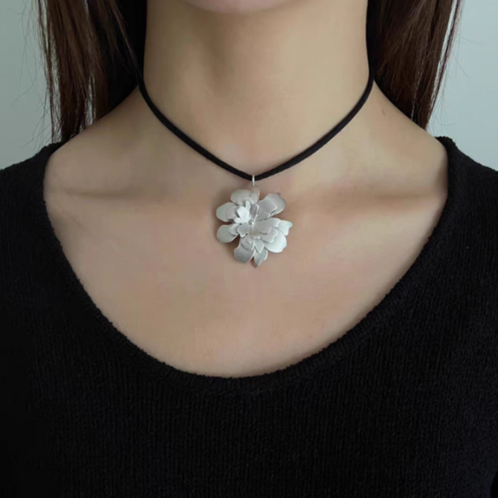 JUMEC Flower Choker