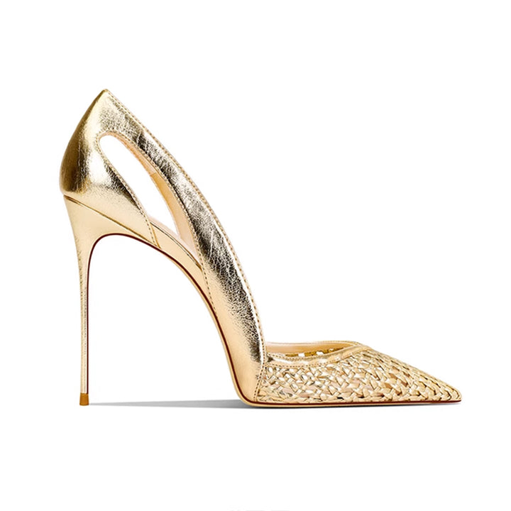 KAVCO Braided High Heel Pumps - 10cm