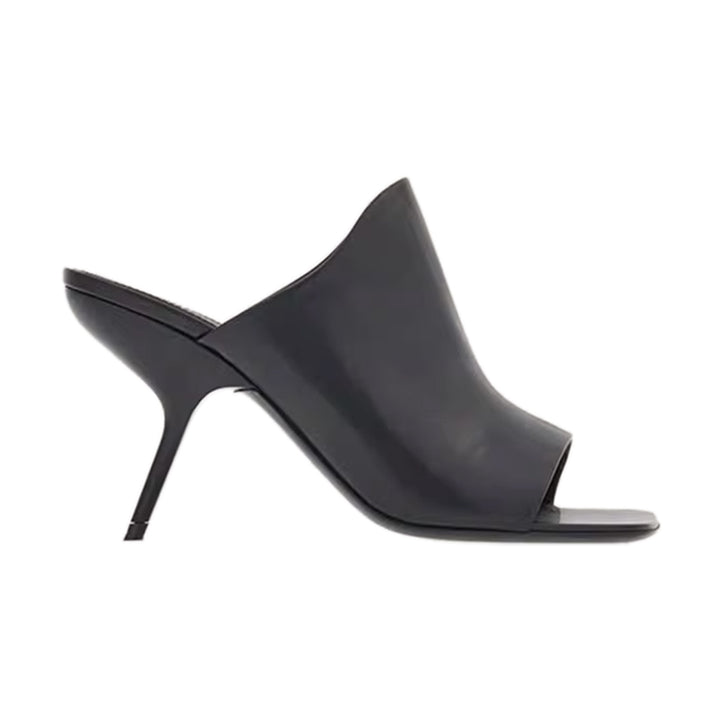 KECUO Sculptured Heel Mules Sandals