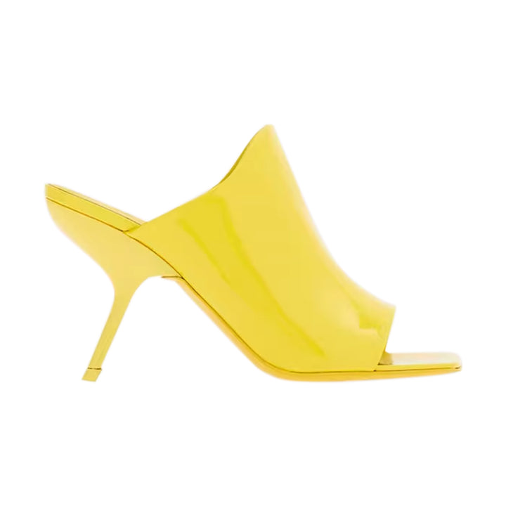 KECUO Sculptured Heel Mules Sandals