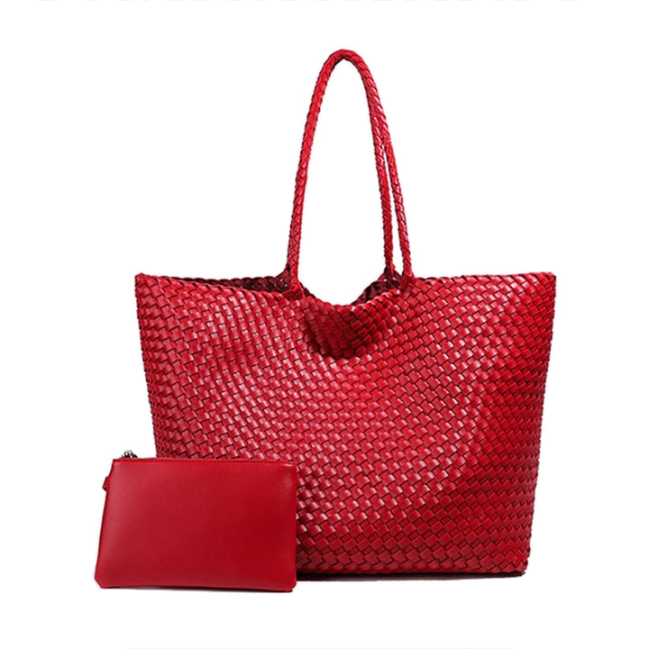 LETVC Braided Oversized Tote Bag