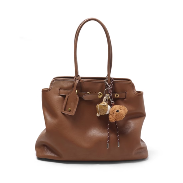 KOVLE Leather Oversized Tote Bag