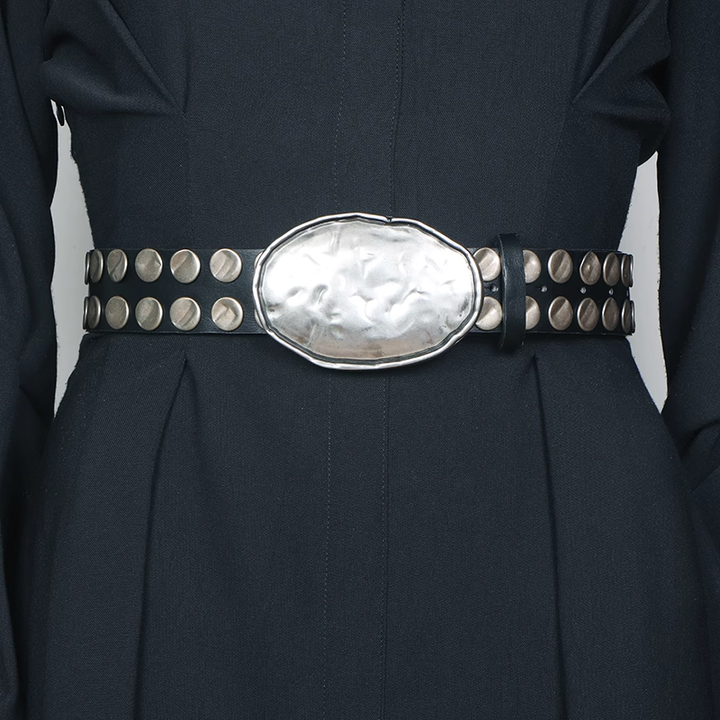 KUERO Studded Girdle Belt