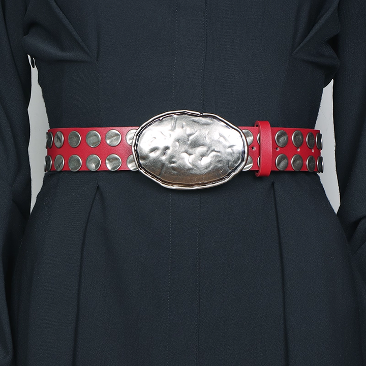 KUERO Studded Girdle Belt