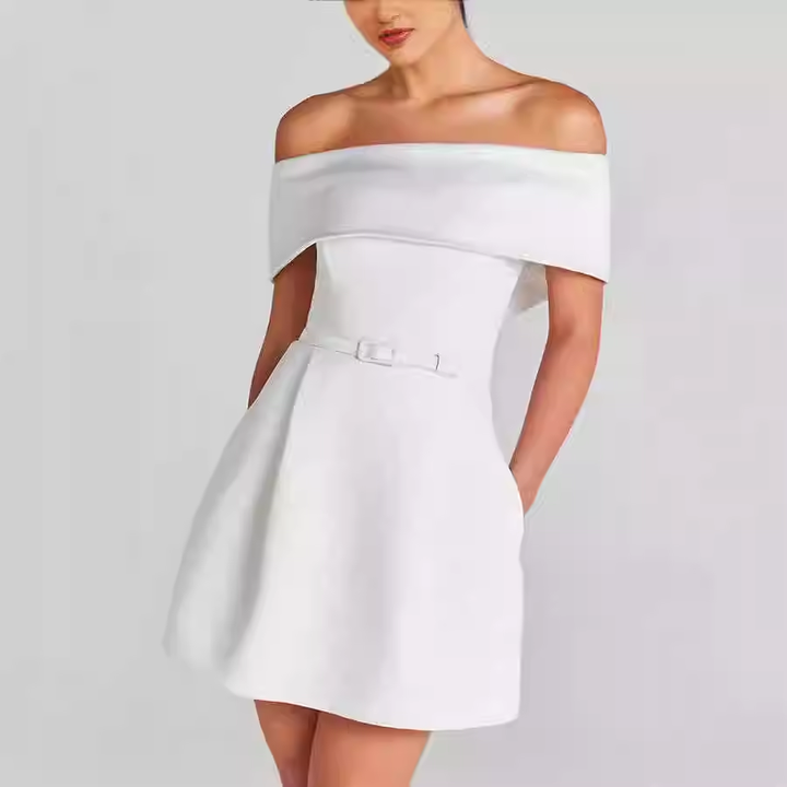 LACIV Off-Shoulder Mini Dress