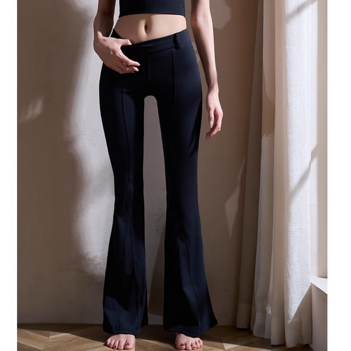 LAJOS Yoga Pilates Flared Fitted Stretch Leggings