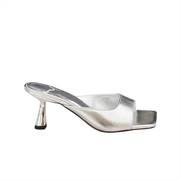 LARTA Leather Mules Sandals