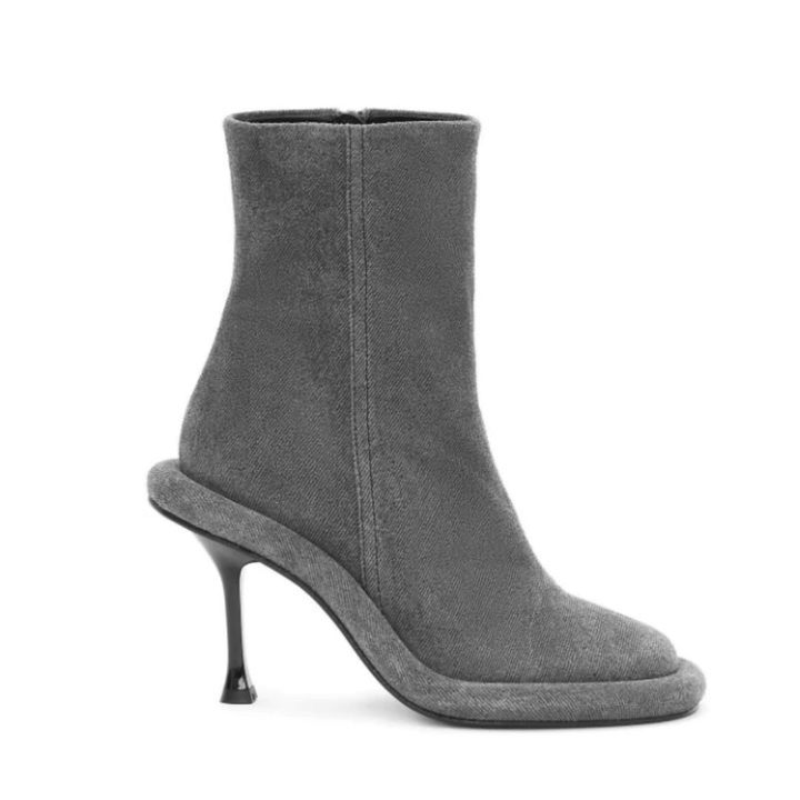 LAZUI Stiletto Heel Ankle Boots
