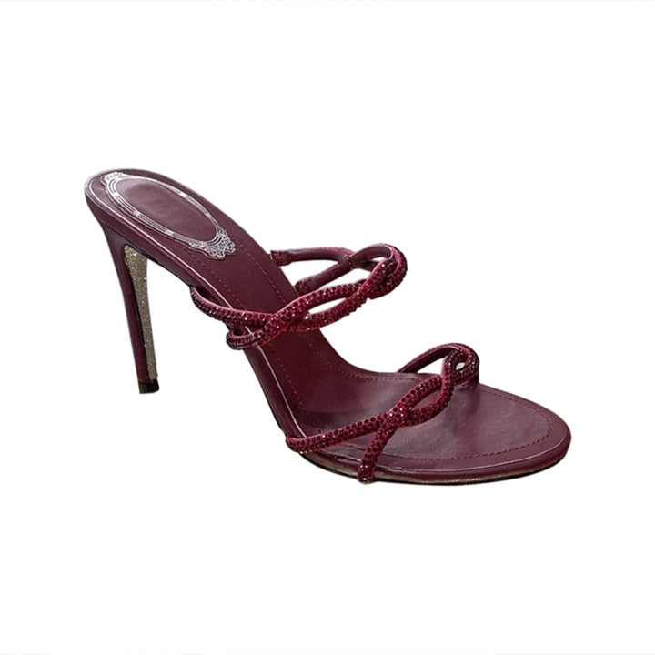 LCAVE Diamante Mules Sandals