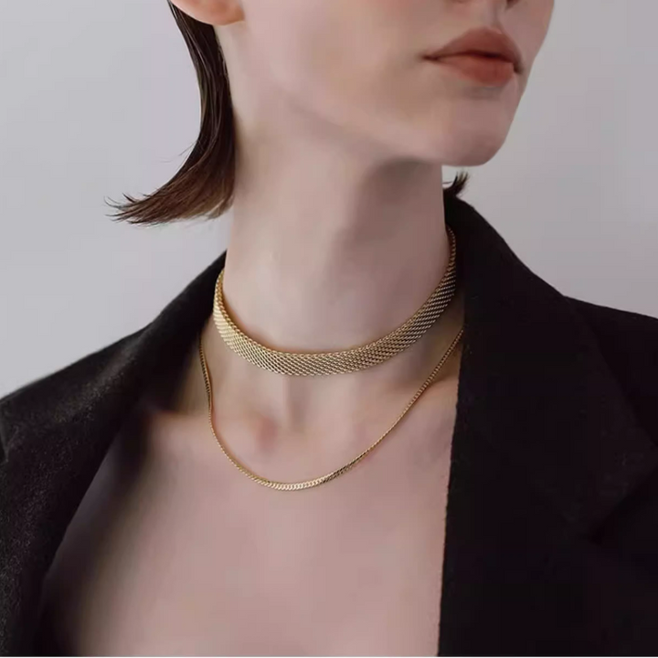 LECVA Double Layers Necklace