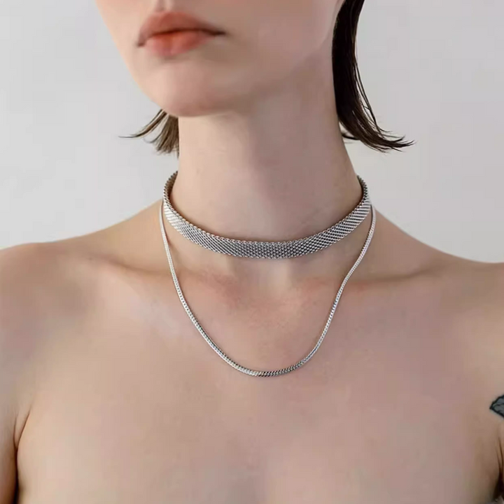 LECVA Double Layers Necklace
