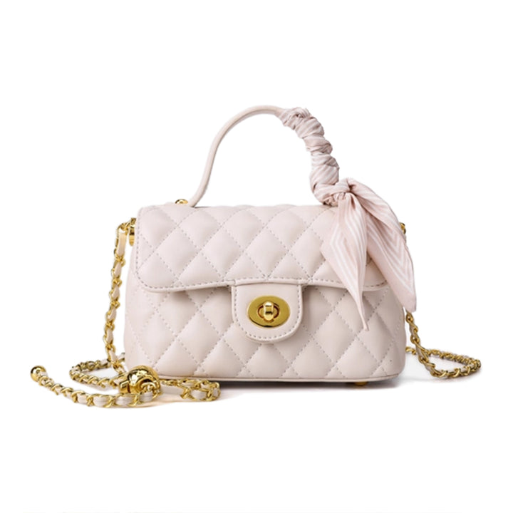 LEMRA Metal Lock Cross Body Bag