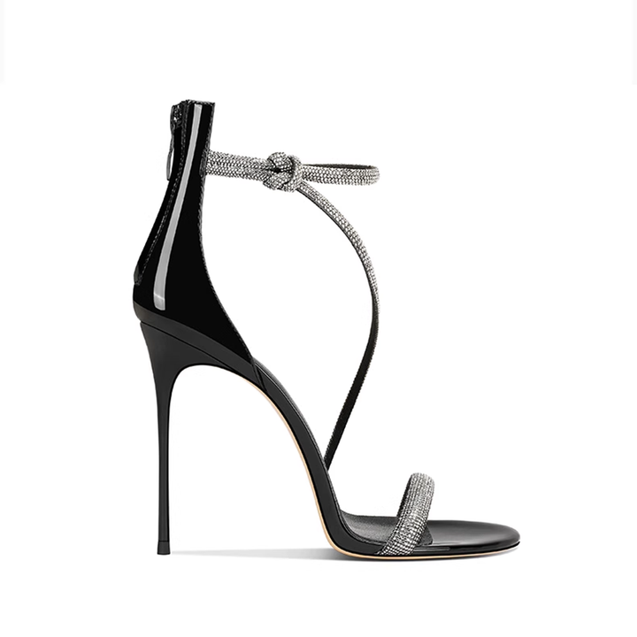 LEVIA Diamante High Heel Sandals - 10cm