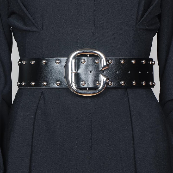 LOVCE Studded Girdle Belt