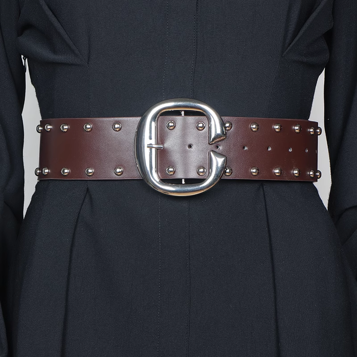 LOVCE Studded Girdle Belt