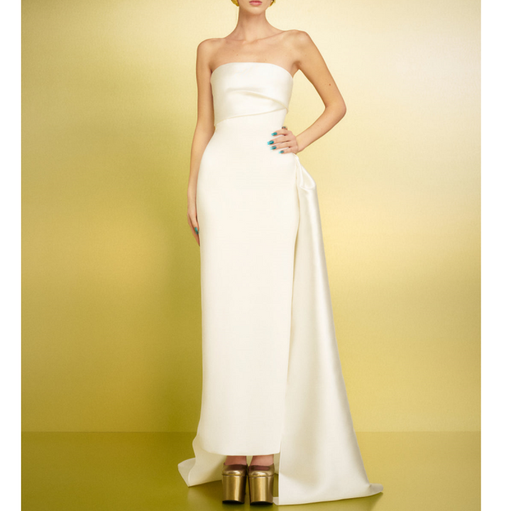 LUIRA Tube Maxi Evening Dress Gown