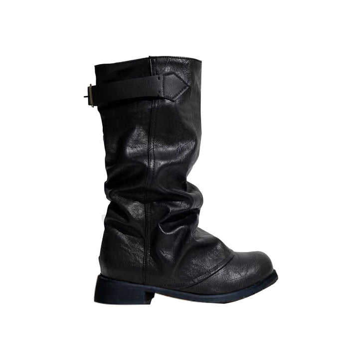 LUROS Buckled Ankle Boots