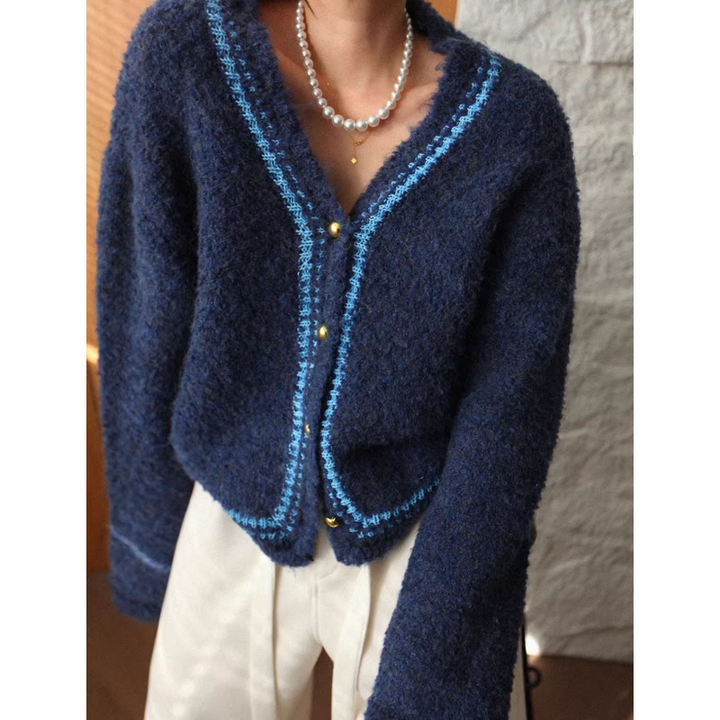 LUSCA V Neck Knitwear Cardigan