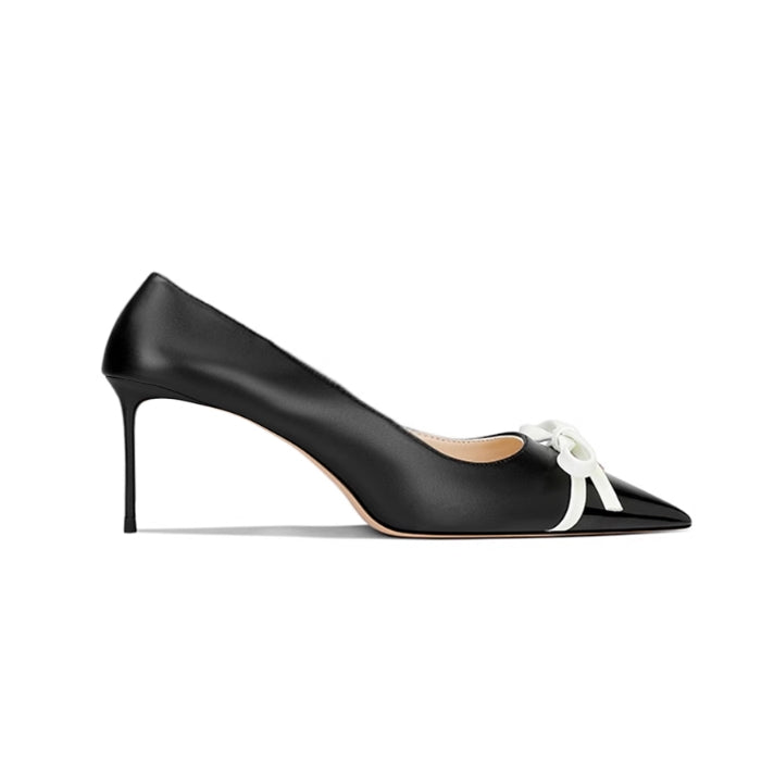 LUVTO Bow Mid Heel Pumps - 6cm