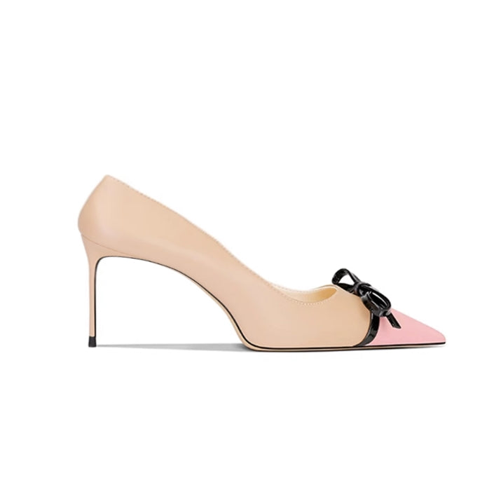 LUVTO Bow Mid Heel Pumps - 6cm