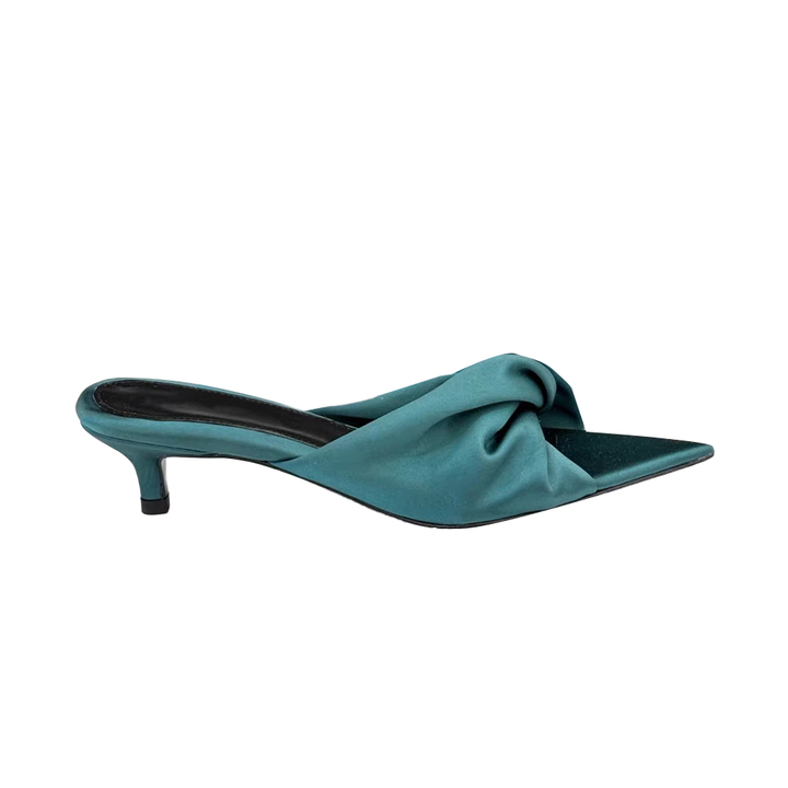 MACTI Kitten Heel Mules Sandals