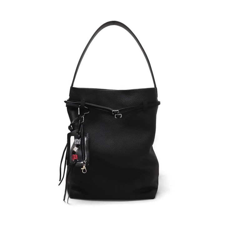 MAICU Leather Bucket Bag