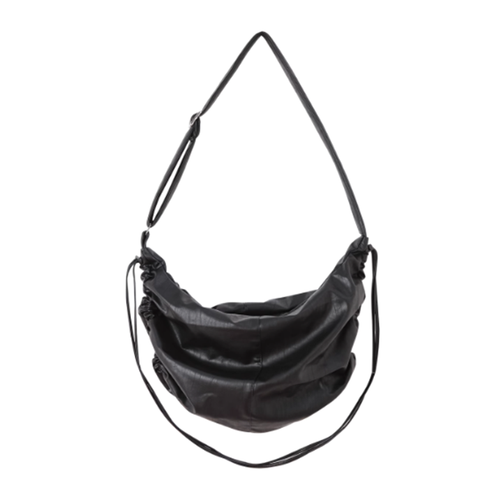 MEIRU Leather Oversized Cross Body Bag