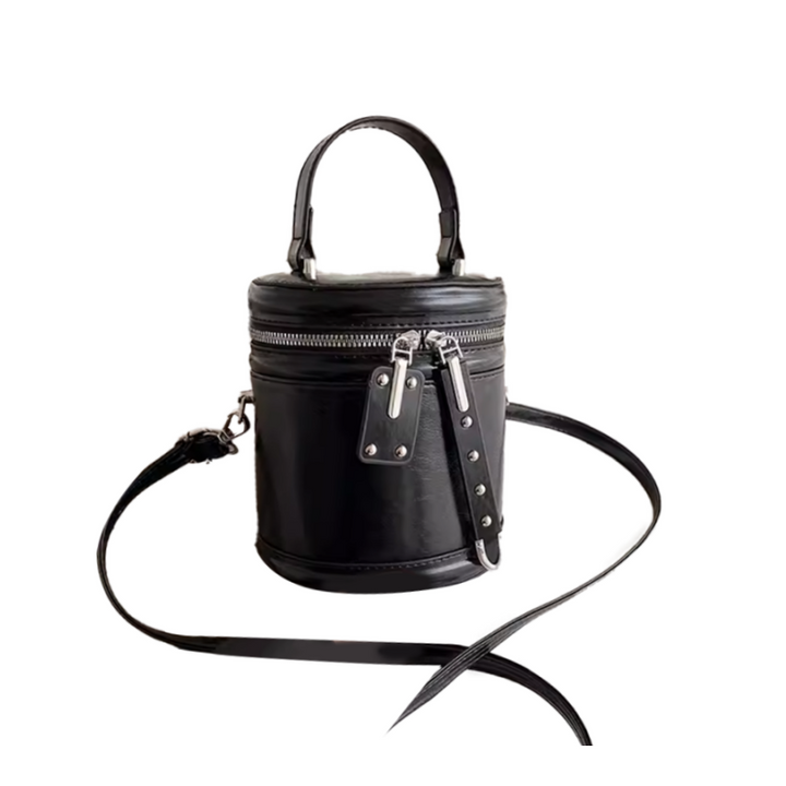 NAJRI Leather Bucket Bag