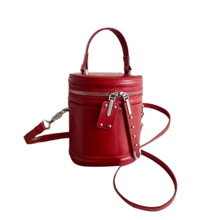 NAJRI Leather Bucket Bag