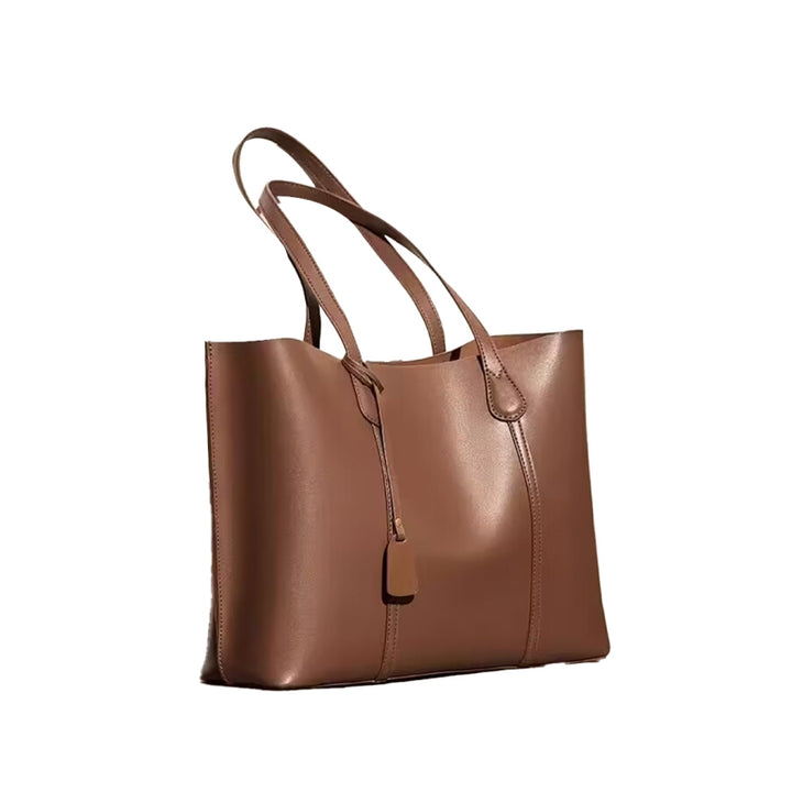 NALAJ Leather Oversized Tote Bag