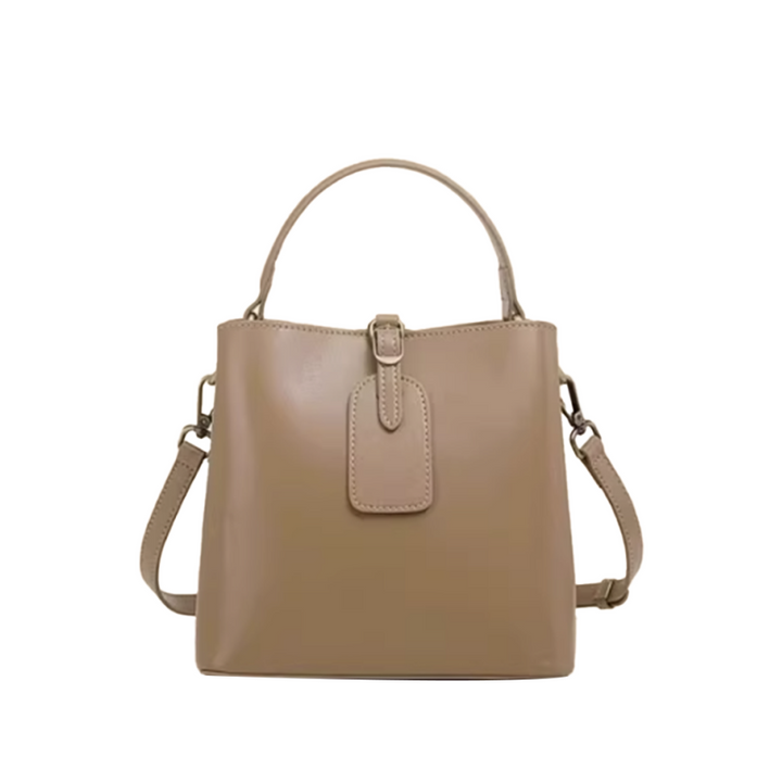 NASVI Buckled Bucket Bag