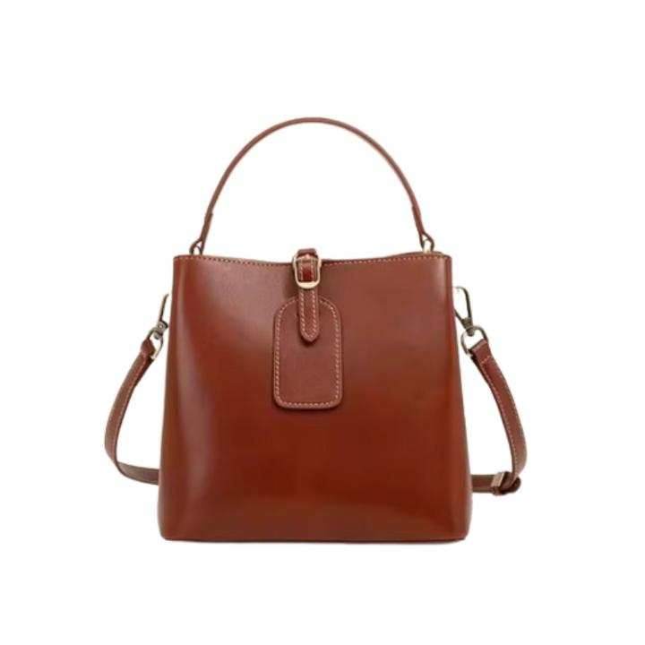 NASVI Buckled Bucket Bag