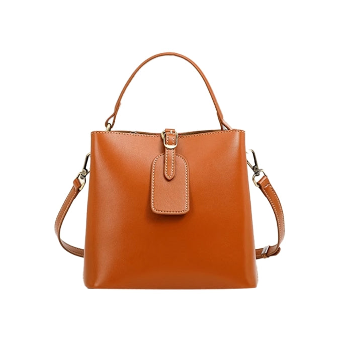 NASVI Buckled Bucket Bag