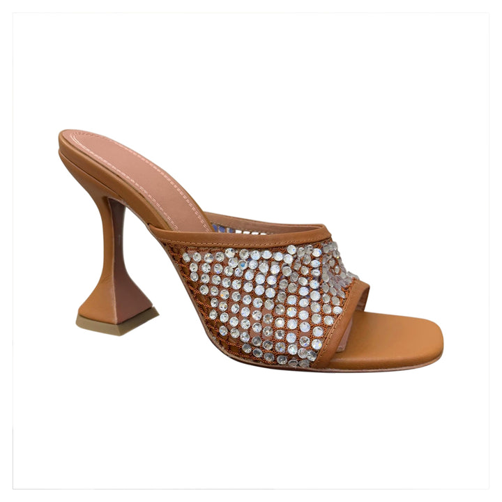 NATVO Diamante Mules Sandals
