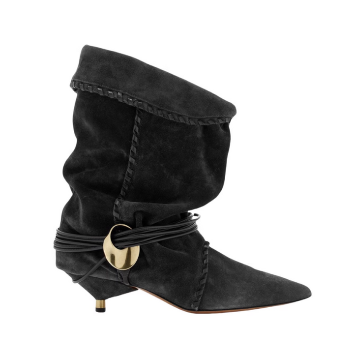 NAUDI Kitten Heel Ankle Boots