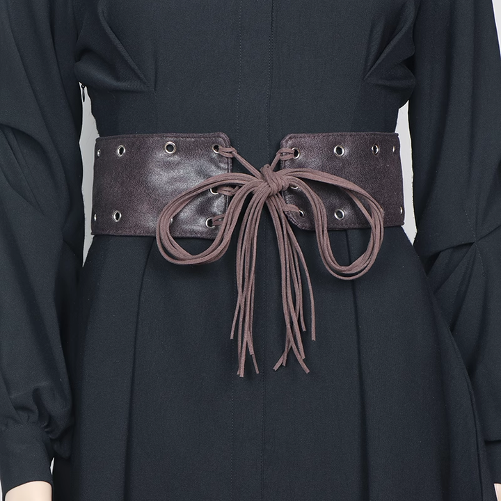 NAVRI Lace Up Girdle Belt