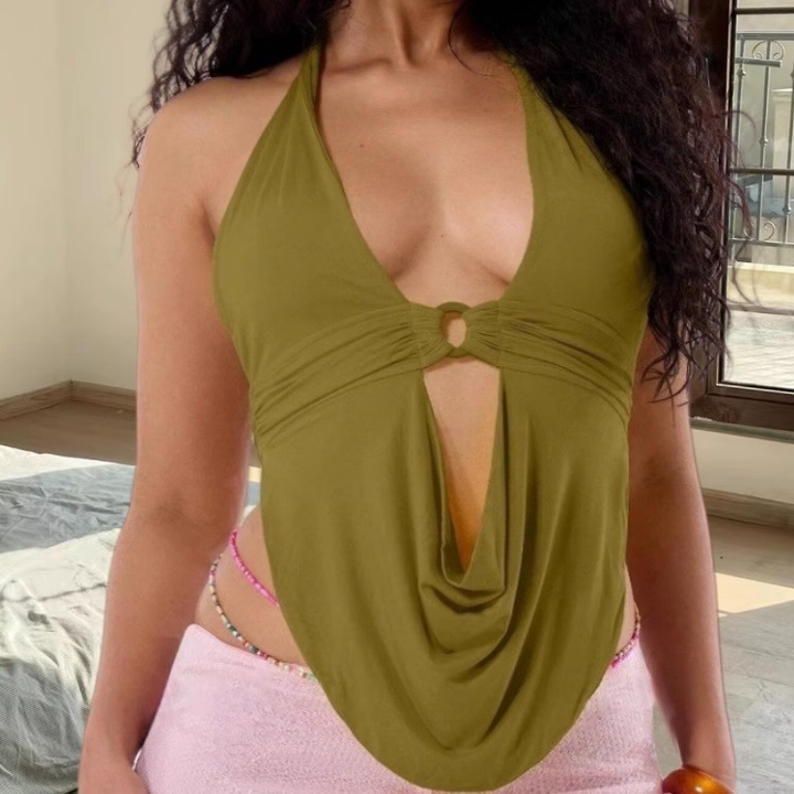 NAVTE Cut Out Tank Top