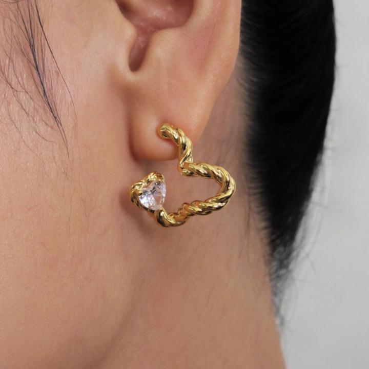 NAYJE Diamante Earrings - Pair