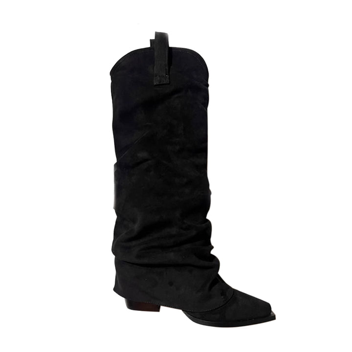 NECLA Suede Knee High Boots