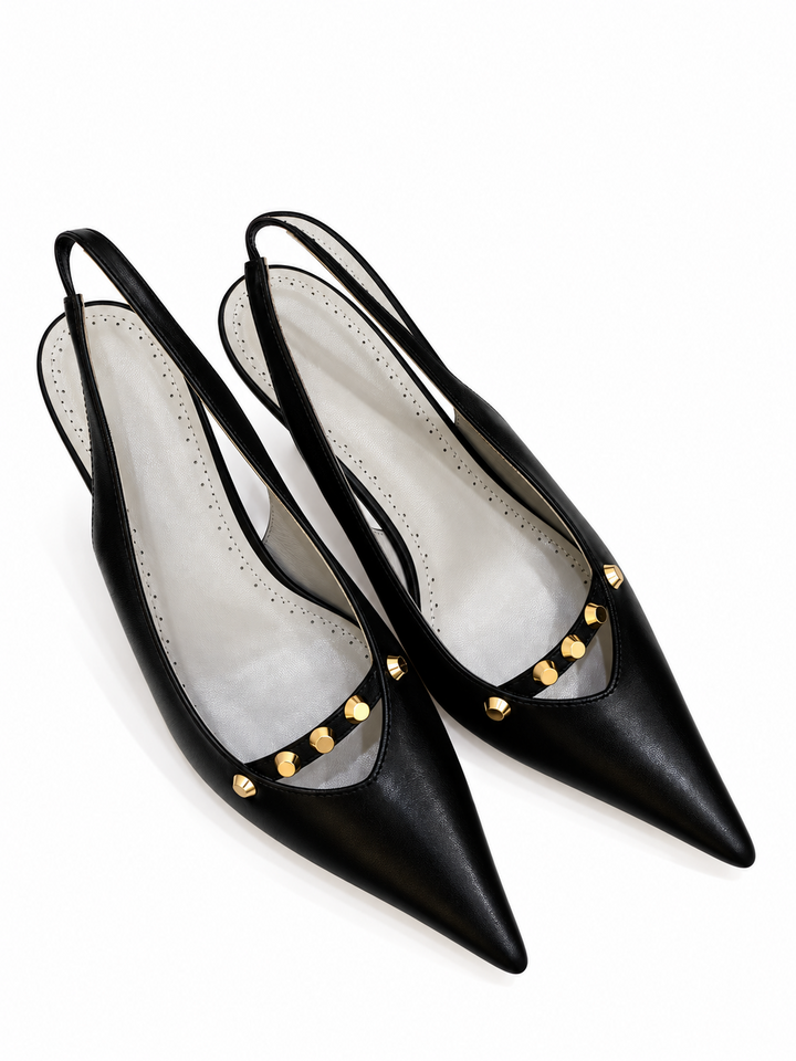 NECVO DIAMANTE MID HEEL SANDALS