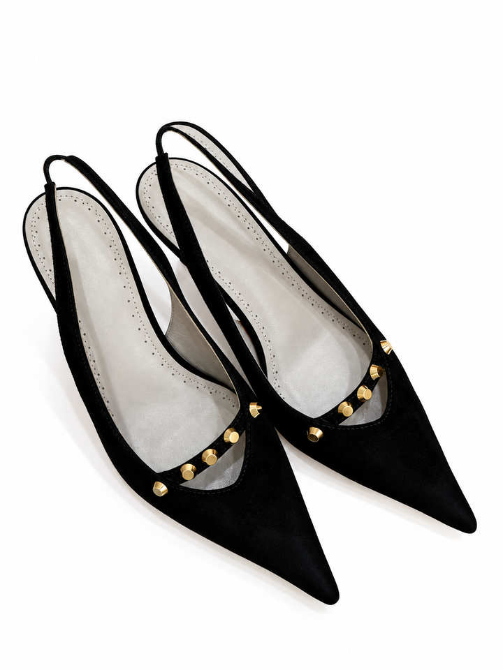 NECVO DIAMANTE MID HEEL SANDALS