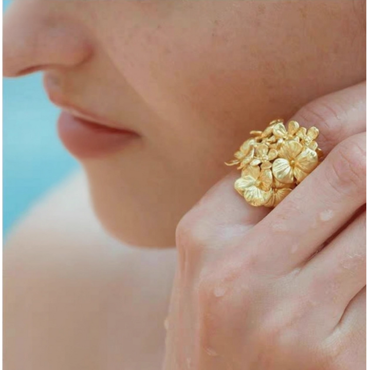 NECVO Flower Ring